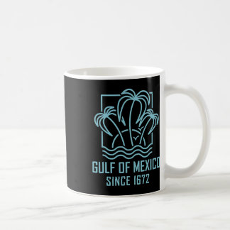 Golf von Mexiko seit 1672 Retro Vintage Sonnenunte Kaffeetasse