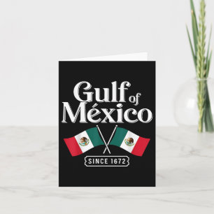 Golf von Mexiko seit 1672 Trump 2025 Retro Vintag Karte
