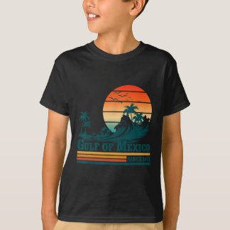 Golf von Mexiko seit 1672 Vintage Sonnenuntergang T-Shirt