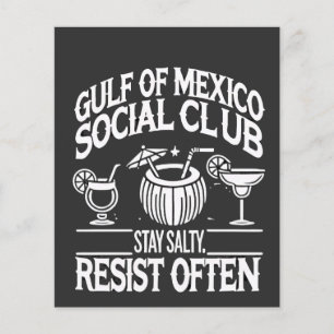 Golf von Mexiko Social Club Bleibt Salzig Widerste Flyer