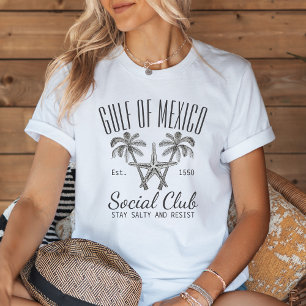 Golf von Mexiko Social Club Est. 1550 Strand Tri-Blend Shirt