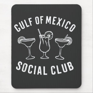 Golf von Mexiko Sozialclub Lustig Retro Mousepad