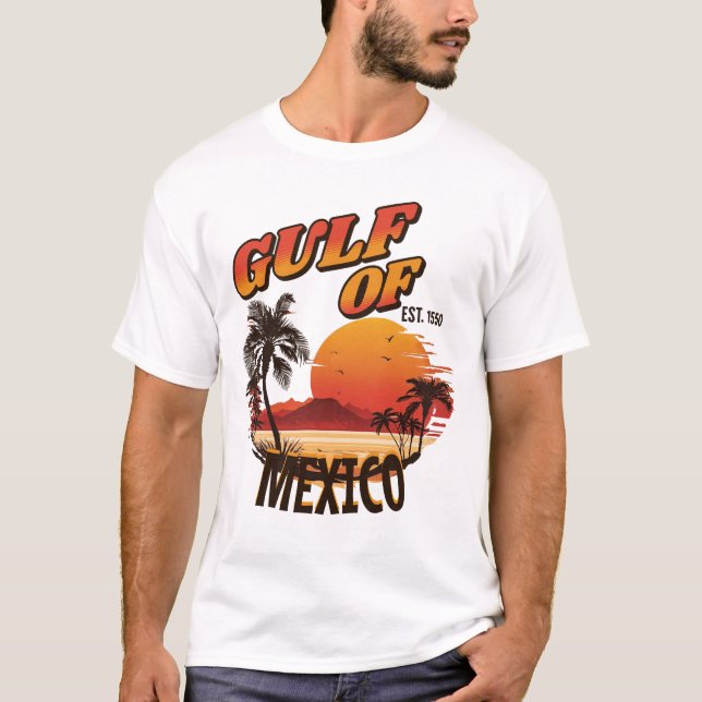 Golf von Mexiko T - Shirt Mexiko Geschenk für Mexi (Vorderseite)