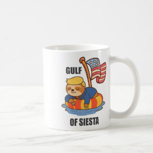 Golf von Siesta lustiger Trump Faultier Kaffeetasse