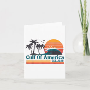Golf Von Uns Amerika Est 2025 Retro Vintage Strand Karte