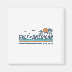 Golf Von Uns Amerika Est 2025 Retro Vintage Strand Magnet