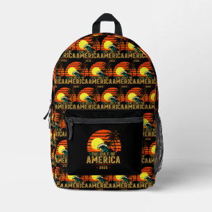 Golf von USA Amerika Est 2025 Retro Vintag Bedruckter Rucksack