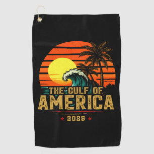 Golf von USA Amerika Est 2025 Retro Vintag Golfhandtuch