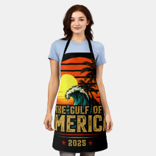 Golf von USA Amerika Est 2025 Retro Vintag Schürze