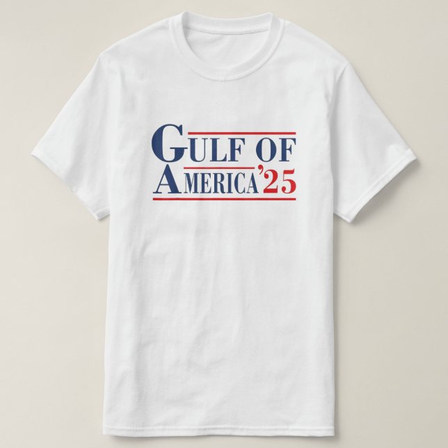 Golf von USA Amerika Funny Gulf of Mexico USA 2025 T-Shirt (Design vorne)