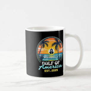 Golf Von USA Amerika Shirt Est 2025 Retro Vintage Kaffeetasse