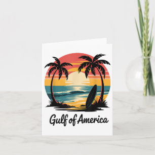 Golf Von USA Amerika Vintage Strand Amerikas Golf  Karte