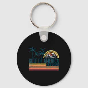 Golf von USA Est 2025 Retro Vintag Beach 18 Schlüsselanhänger