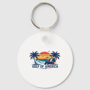 Golf von USA Est 2025 - Sonnenschein Schlüsselanhänger