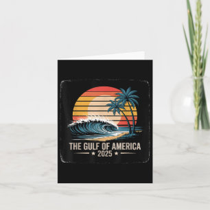 Golf von USA Osten 2025 Amerikanische Flagge Golf Karte