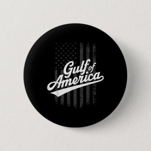 Golf von USA, Vintage Flagge der USA Button
