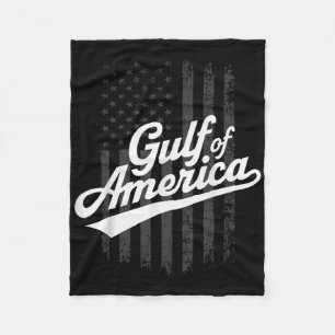Golf von USA, Vintage Flagge der USA Fleecedecke