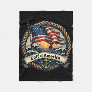 Golf von USA Vintagen Usa Nauti Fleecedecke