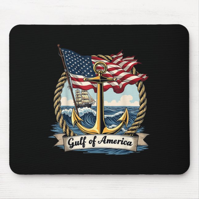 Golf von USA Vintagen Usa Nauti Mousepad (Vorne)