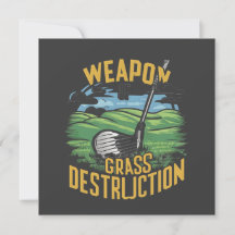 Golf-Waffe der Grasvernichtungskunst