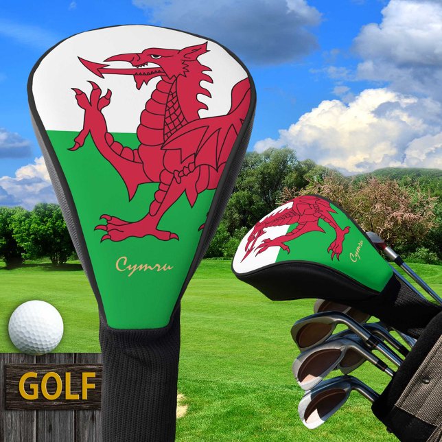 Golf Wales & Welsh Flag Sport Golf Clubs Covers Headcover (Von Creator hochgeladen)