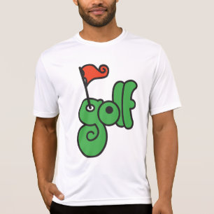 Golf Wang Lebendiges Grün und Rot T-Shirt