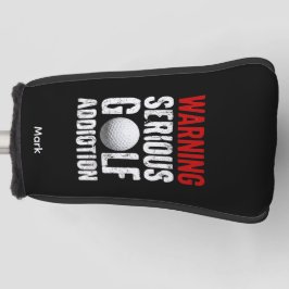 Golf Warnung Ernsthafte Sucht Lustiger Golfer Headcover