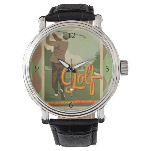 Golf Watch Armbanduhr (Vorderseite)