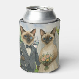 Golf Wedding for Cat Lovers on the course Dosenkühler