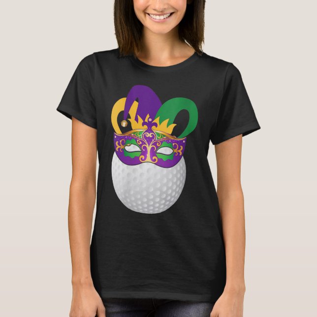 Golf Weekend Mardi Gras Karneval Golf im Tessin T-Shirt (Vorderseite)