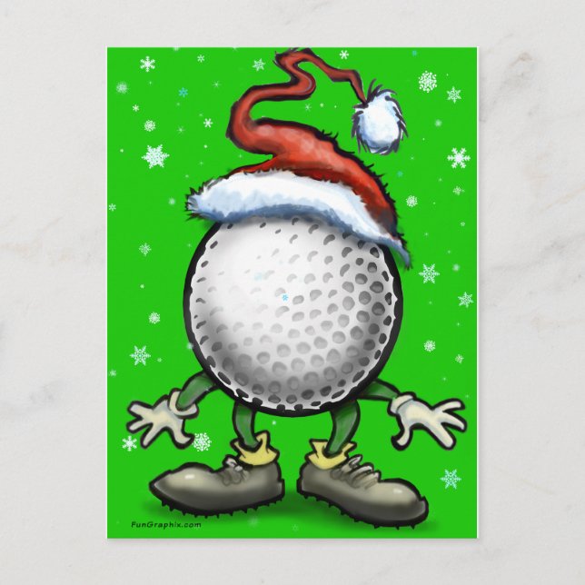 Golf Weihnachten (Vorderseite)