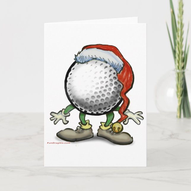 Golf Weihnachten (Vorderseite)