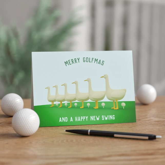 Golf Weihnachten 6 Gänse Ein legendäres Golf Balls (Von Creator hochgeladen)