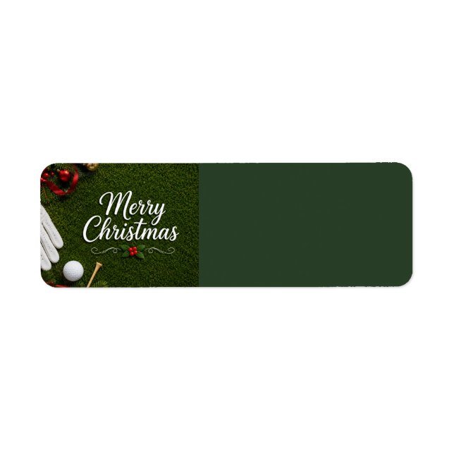 Golf Weihnachten auf Putting Green (Vorne)