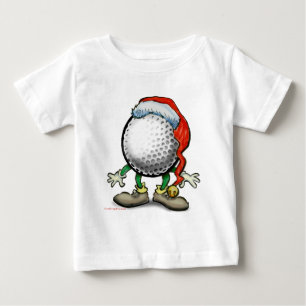 Golf Weihnachten Baby T-shirt