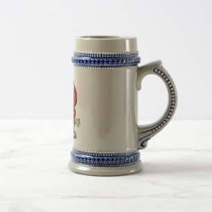 Golf Weihnachten Bierglas