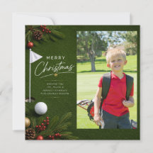 Golf Weihnachten Erstellen Sie Ihr eigenes Foto