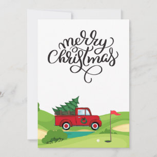 Golf Weihnachten im Golfplatz für Golfer