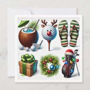 Golf Weihnachten im Juli für Golfer mit dem Weihna