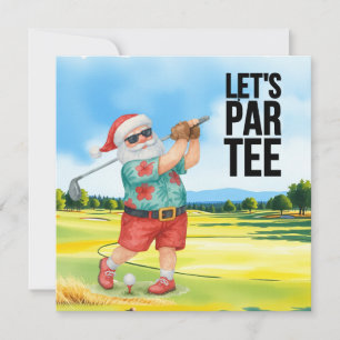 Golf Weihnachten im Juli mit dem Weihnachtsmann Go