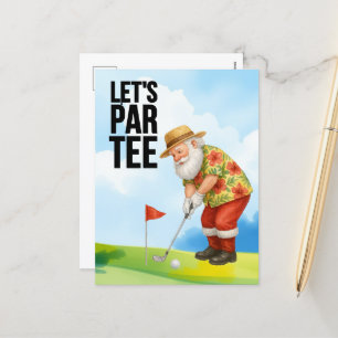 Golf Weihnachten im Juli mit dem Weihnachtsmann Go