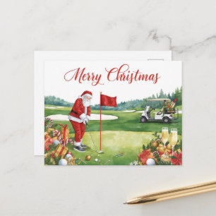 Golf Weihnachten Lasst uns mit dem Weihnachtsmann