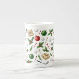 Golf Weihnachten mit Ballgeschenken für Golfer the Prozellantasse