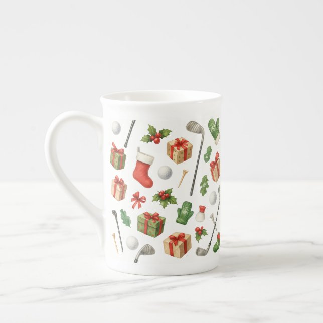 Golf Weihnachten mit Ballgeschenken für Golfer the Prozellantasse (Links)