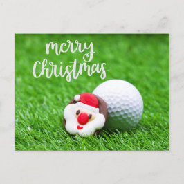 Golf Weihnachten mit dem Weihnachtsmann für Golfer