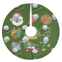 Golf Weihnachten mit Golfball