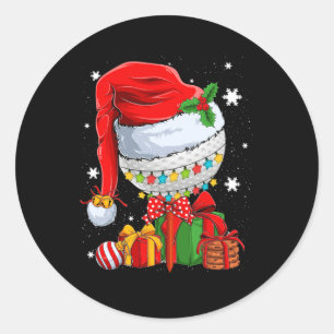 Golf Weihnachten Pajama Funny Holiday Golf Ball S Runder Aufkleber