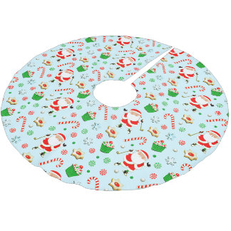 Golf Weihnachten Polyester Weihnachtsbaumdecke