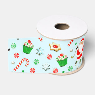 Golf Weihnachten Ripsband