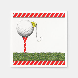 Golf Weihnachten Serviette
